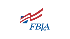 Logo of the FBLA (Future Business Leaders of America), featuring stylized red and blue wings with the text FBLA below.