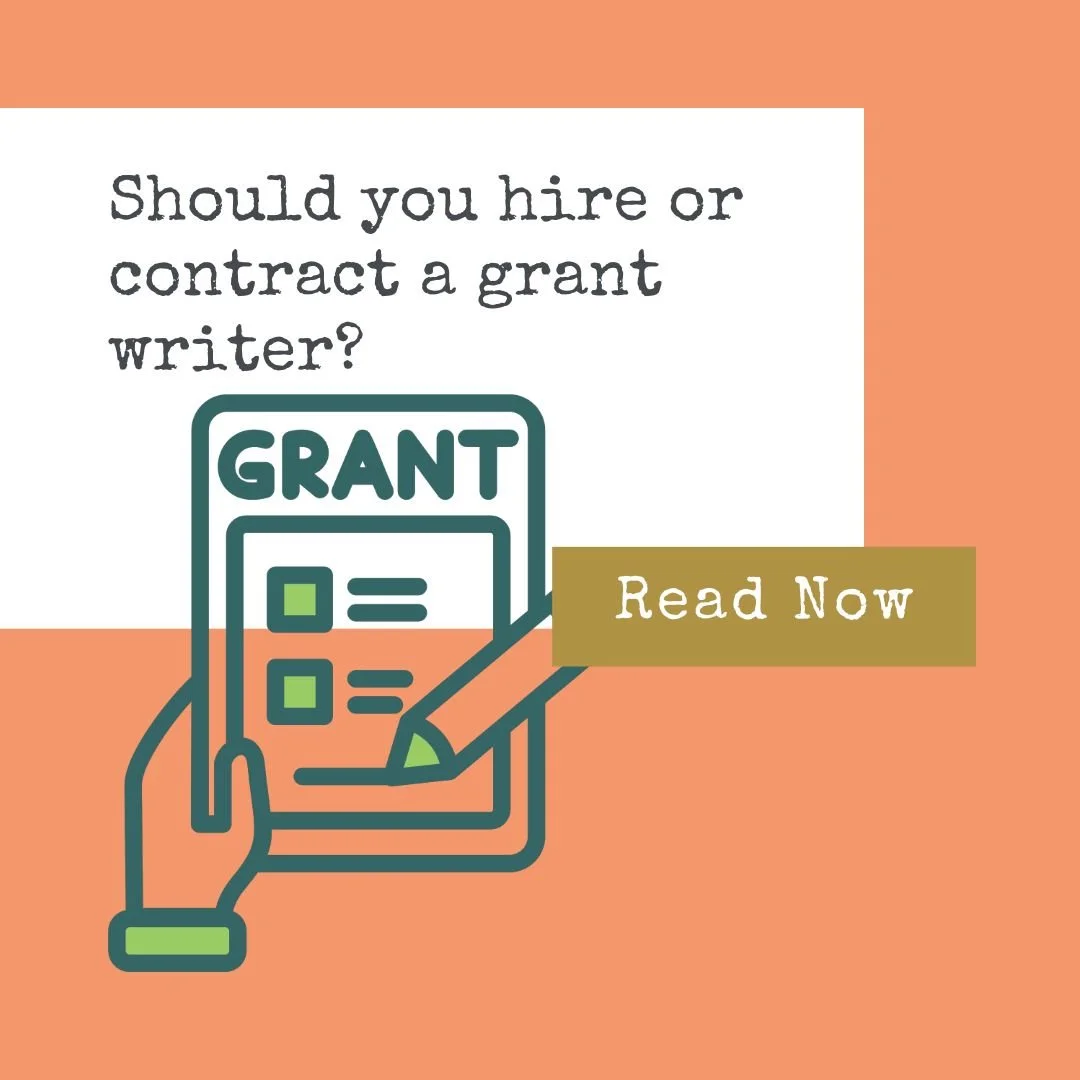 Should you hire or contract a grant writer?