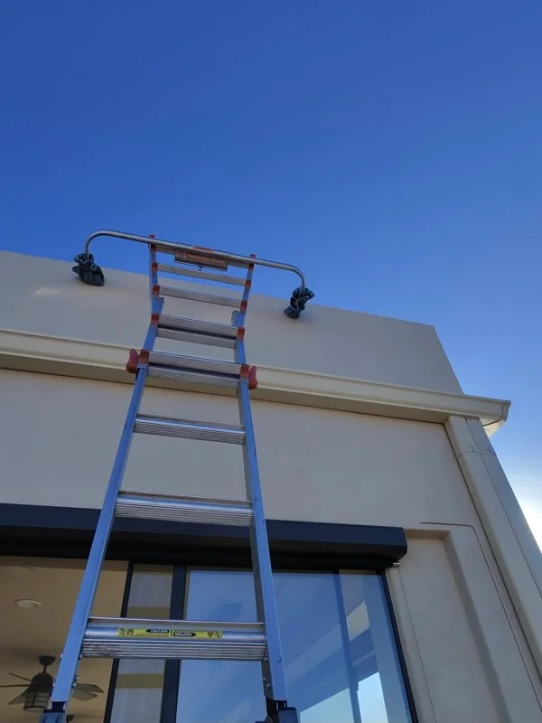 Second Story Window Set Up