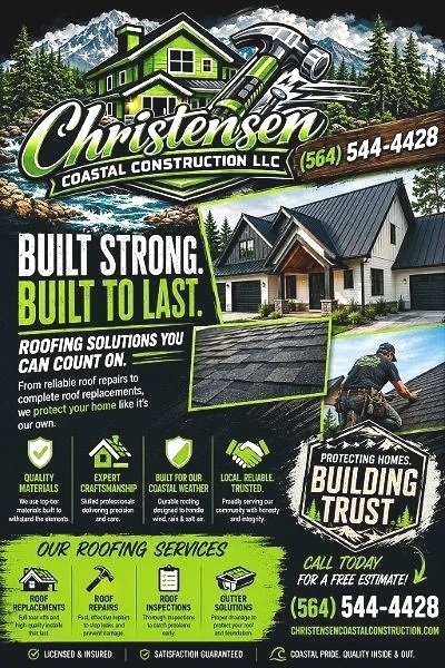 Roof guarantee. Repairs or replacement, we will make sure it lasts.