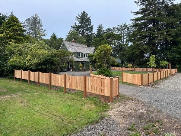 Custom fence to your specifications using durable products to hold up in the coastal weather.