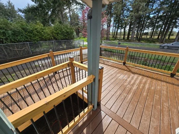 Ramp to the deck, one of many new builds.