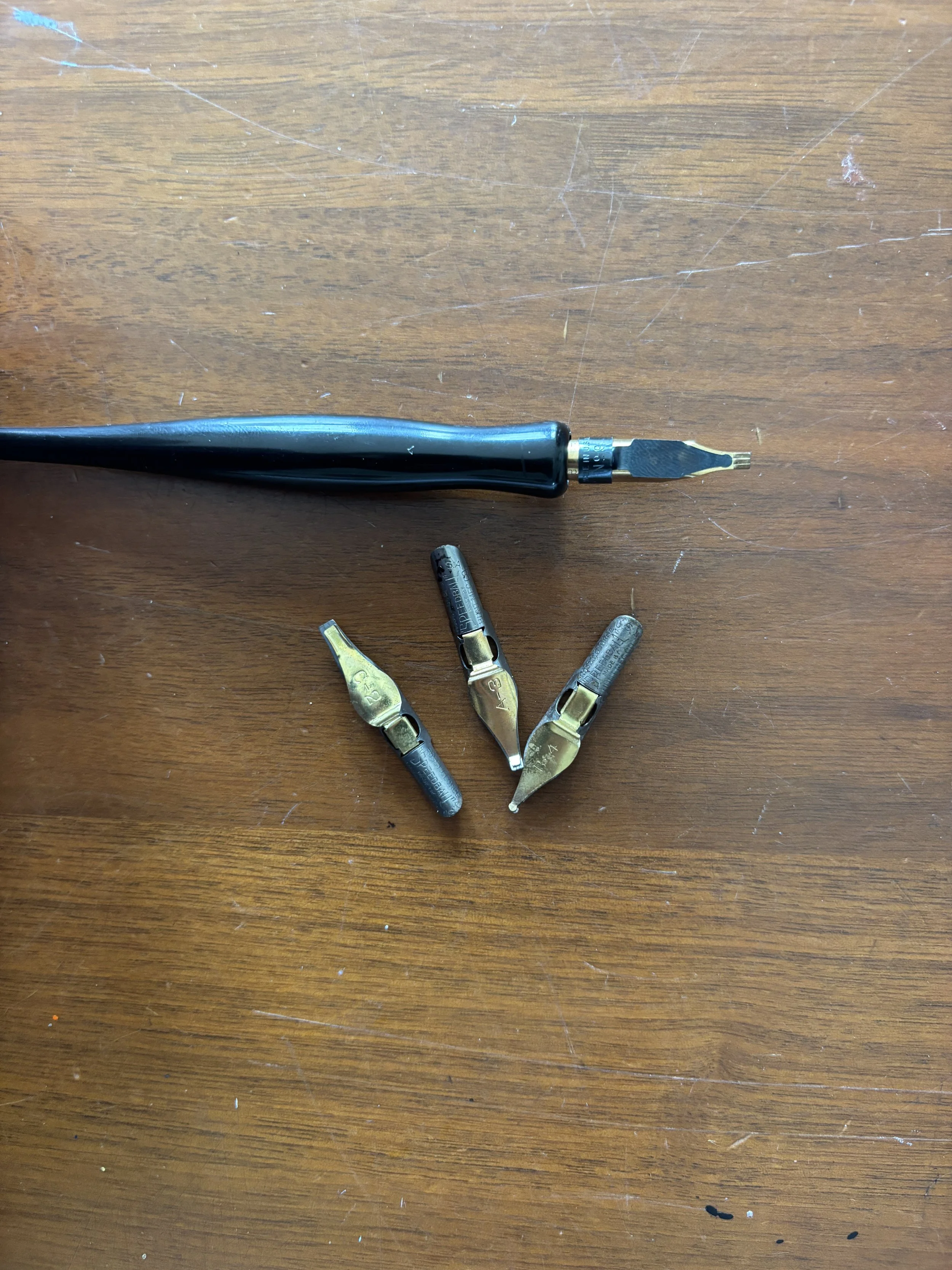 Dip Pen Nib & Holder