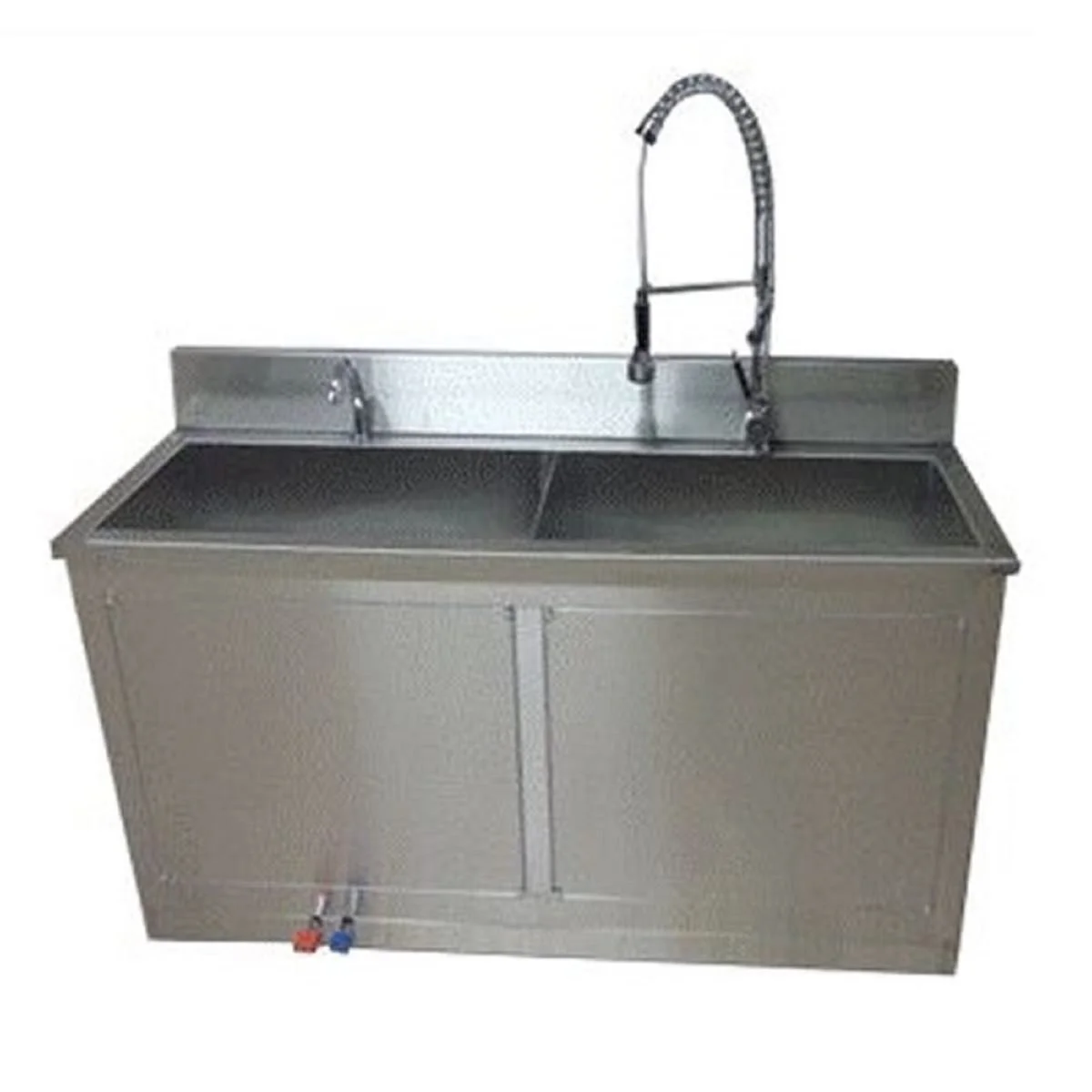 Two-Section Material Washing Sink