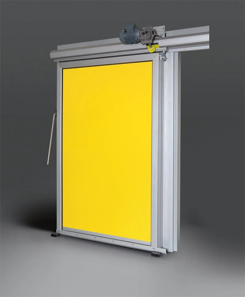 High-Speed Roll-Up Door for Industrial Meat Processing Plants - Teknotes Group