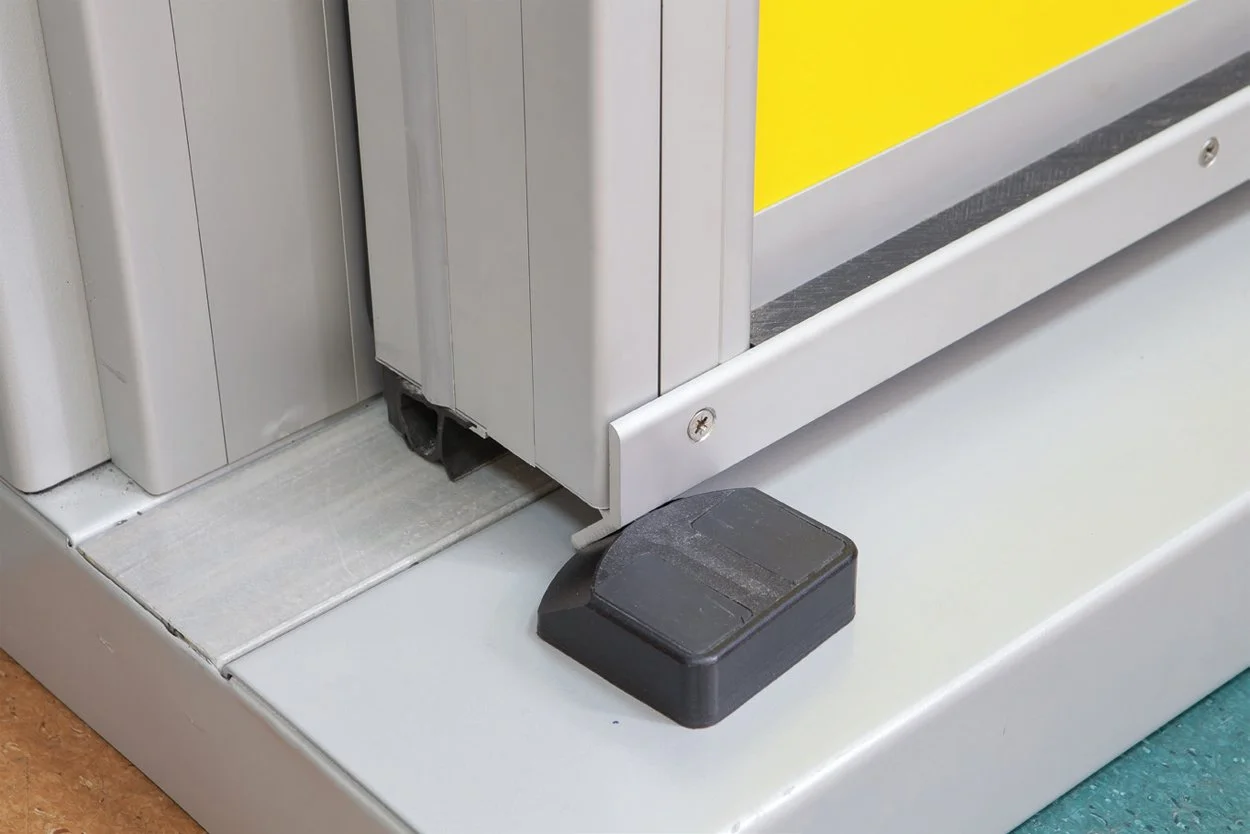 Hygienic Cold Room Door Foot Pedal and Locking Mechanism - Teknotes Group
