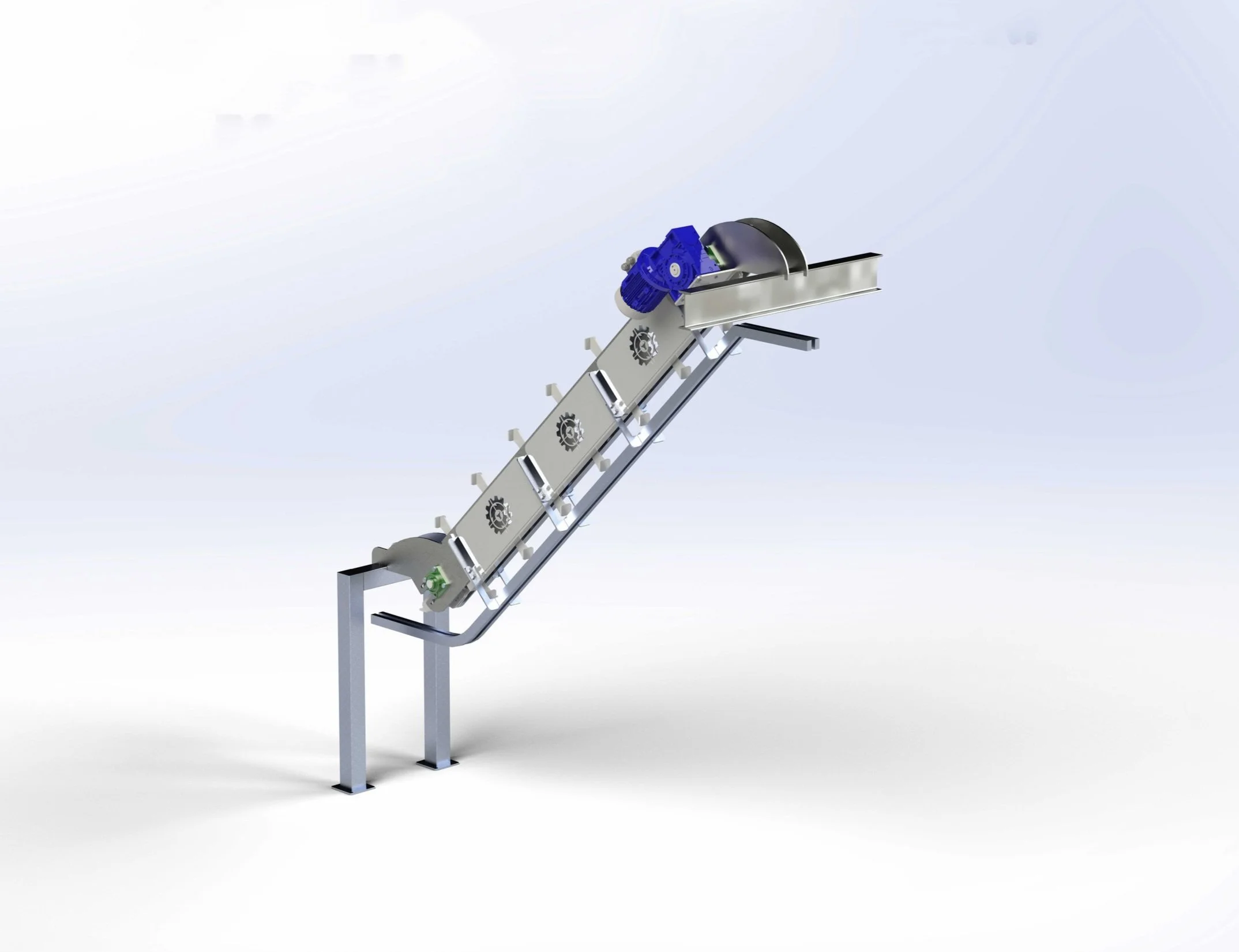 Industrial Sheep Elevator and Bleeding Line Conveyor System - Teknotes Group