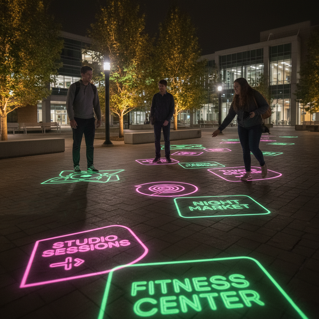 Informational Wayfinding: Walkways