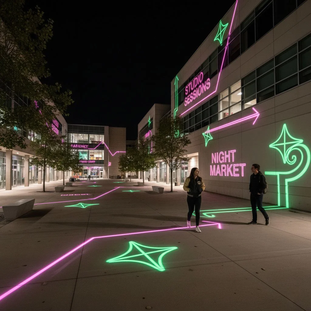 Informational Wayfinding: Walkways