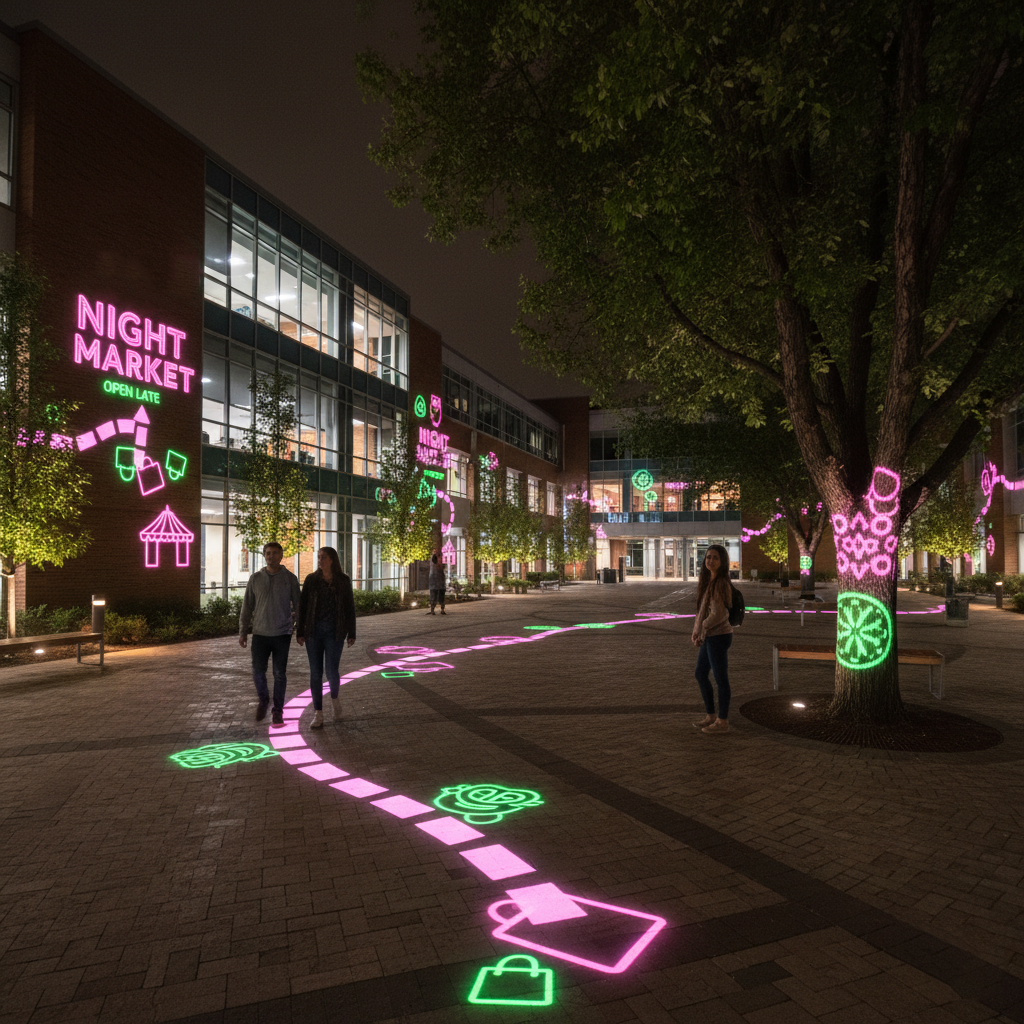 Informational Wayfinding: Night Market