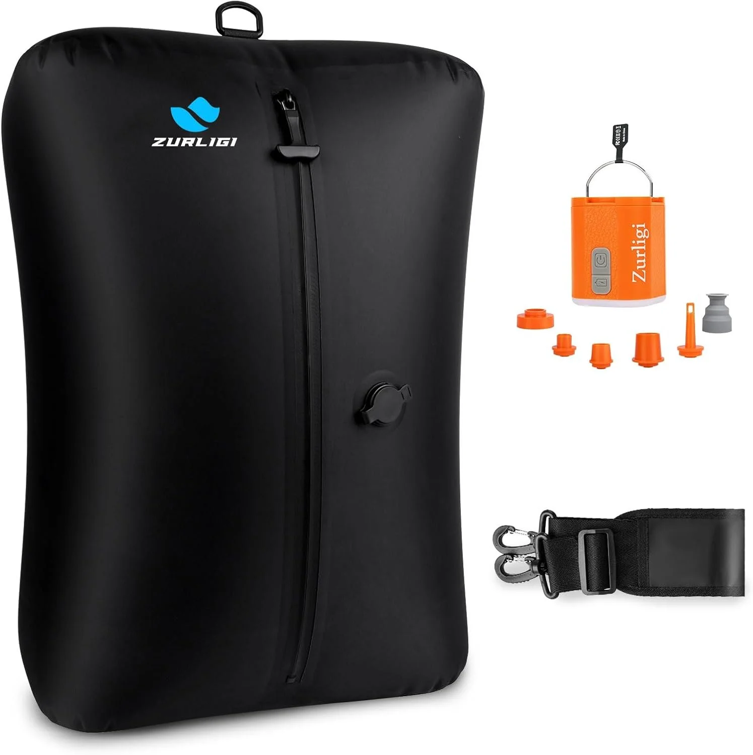 Zurligi Travel Vacuum Bags with Shoulder Strap & Mini Pump
