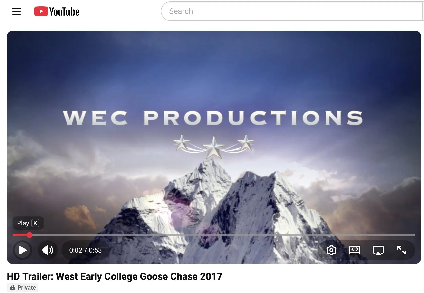 West Early College Trailer