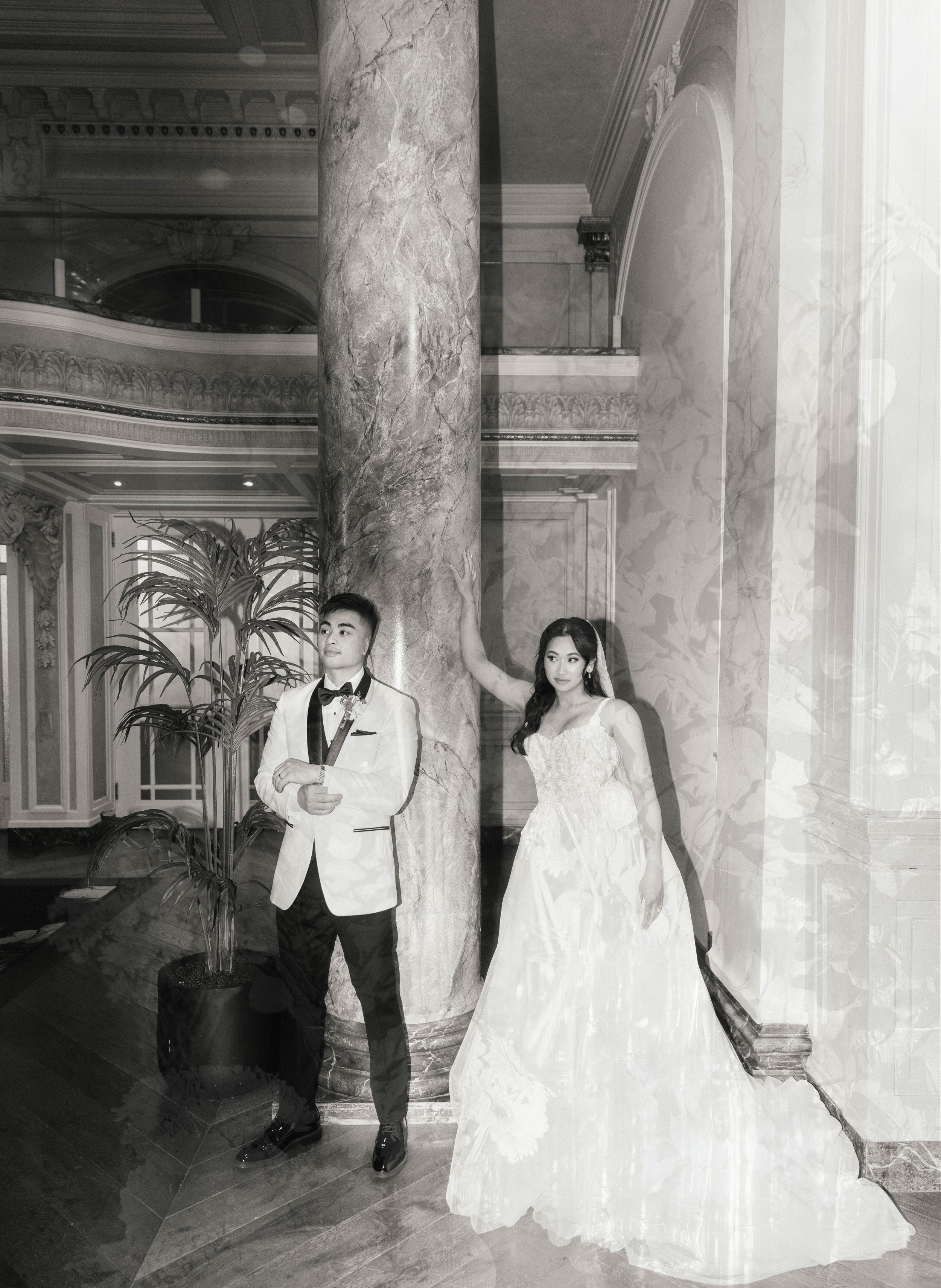 a fairmont palliser nuptial of the roxas,
