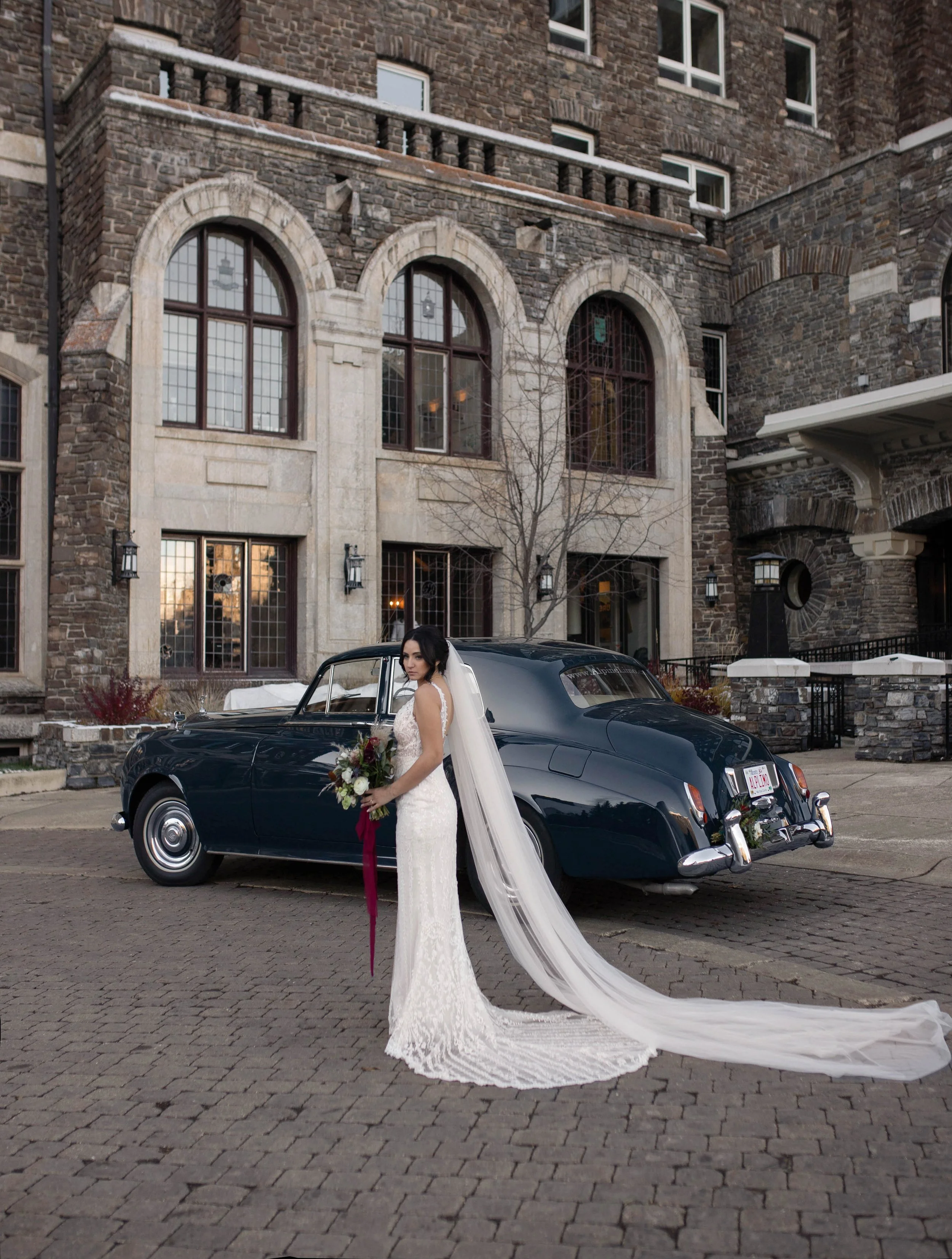 a fairmont winter wedding