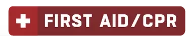 First aid/CPR sign with red background and white cross icon.