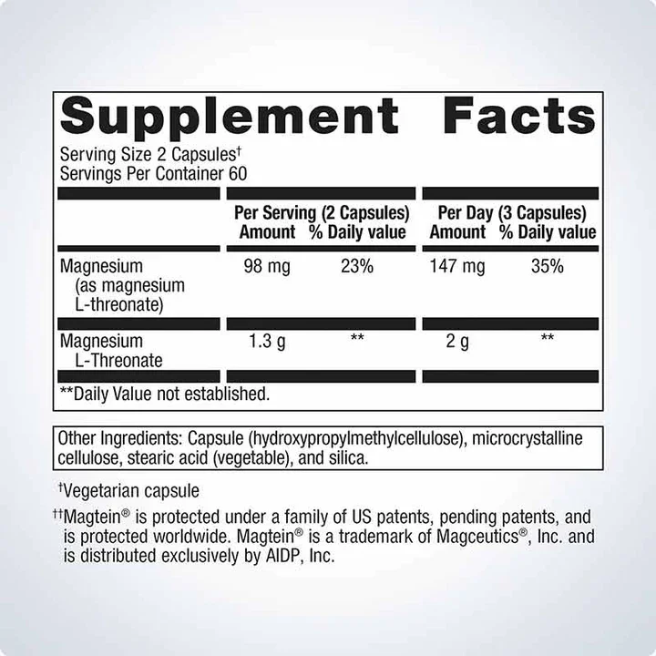 Magtein® Magnesium L-Threonate