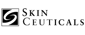 Skin Ceuticals logo with a stylized 'S' in a square and the company name