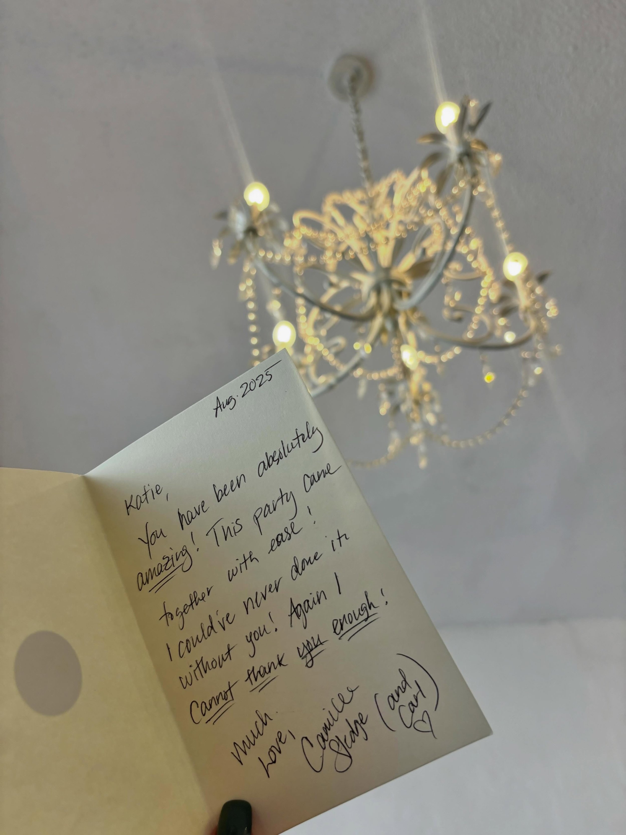 These cards are the reason I do what I do. 🥹✨

#clientlove #eventplanner #wendtevents