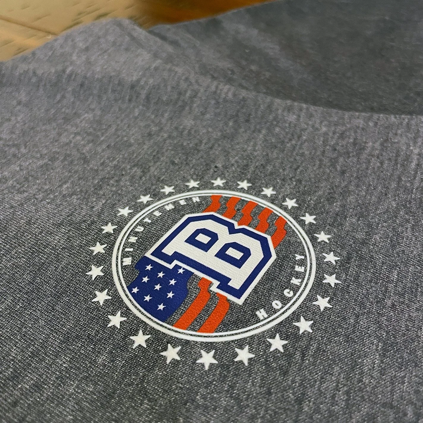 stars and stripes left chest logo