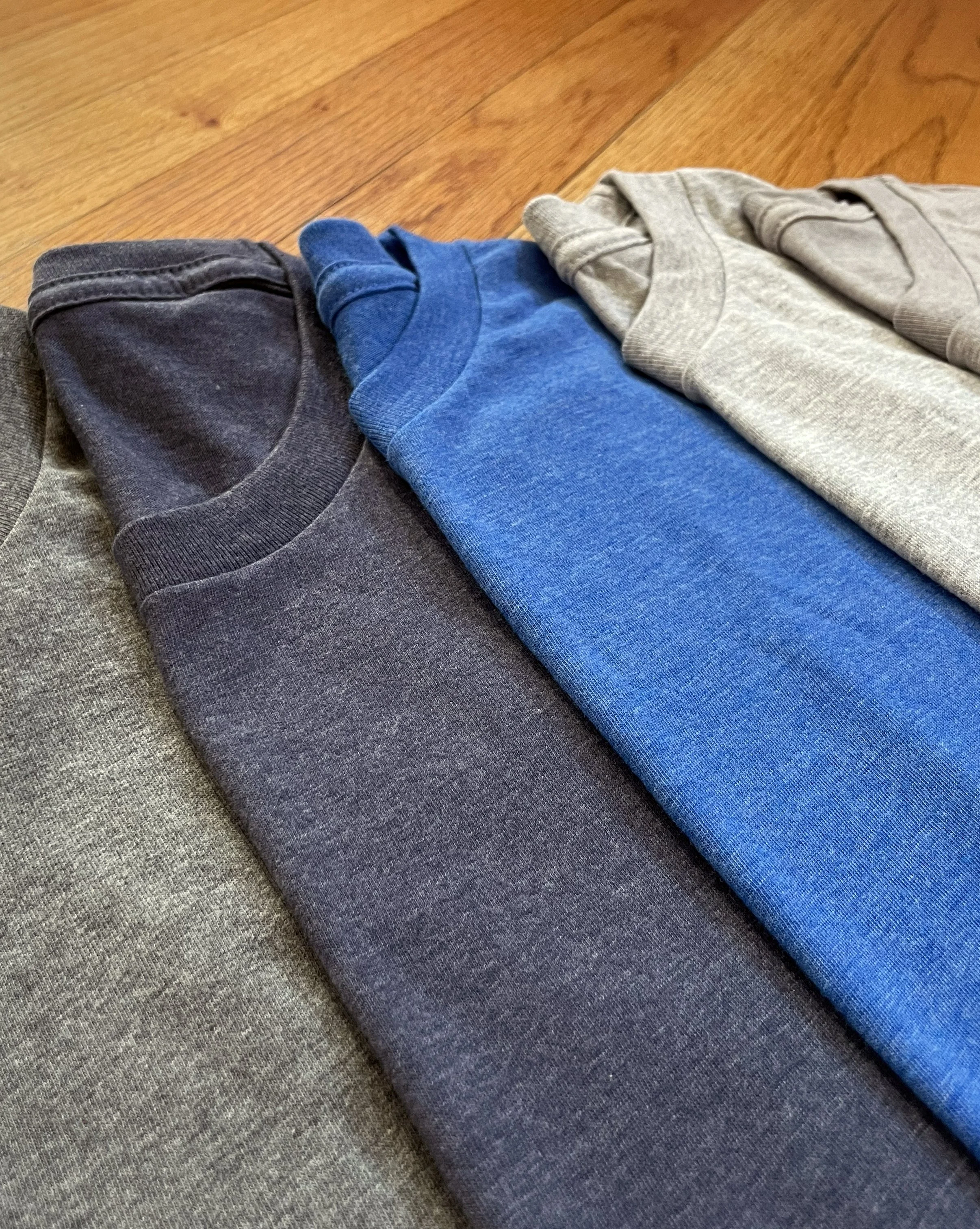 premium tshirt blanks laydown