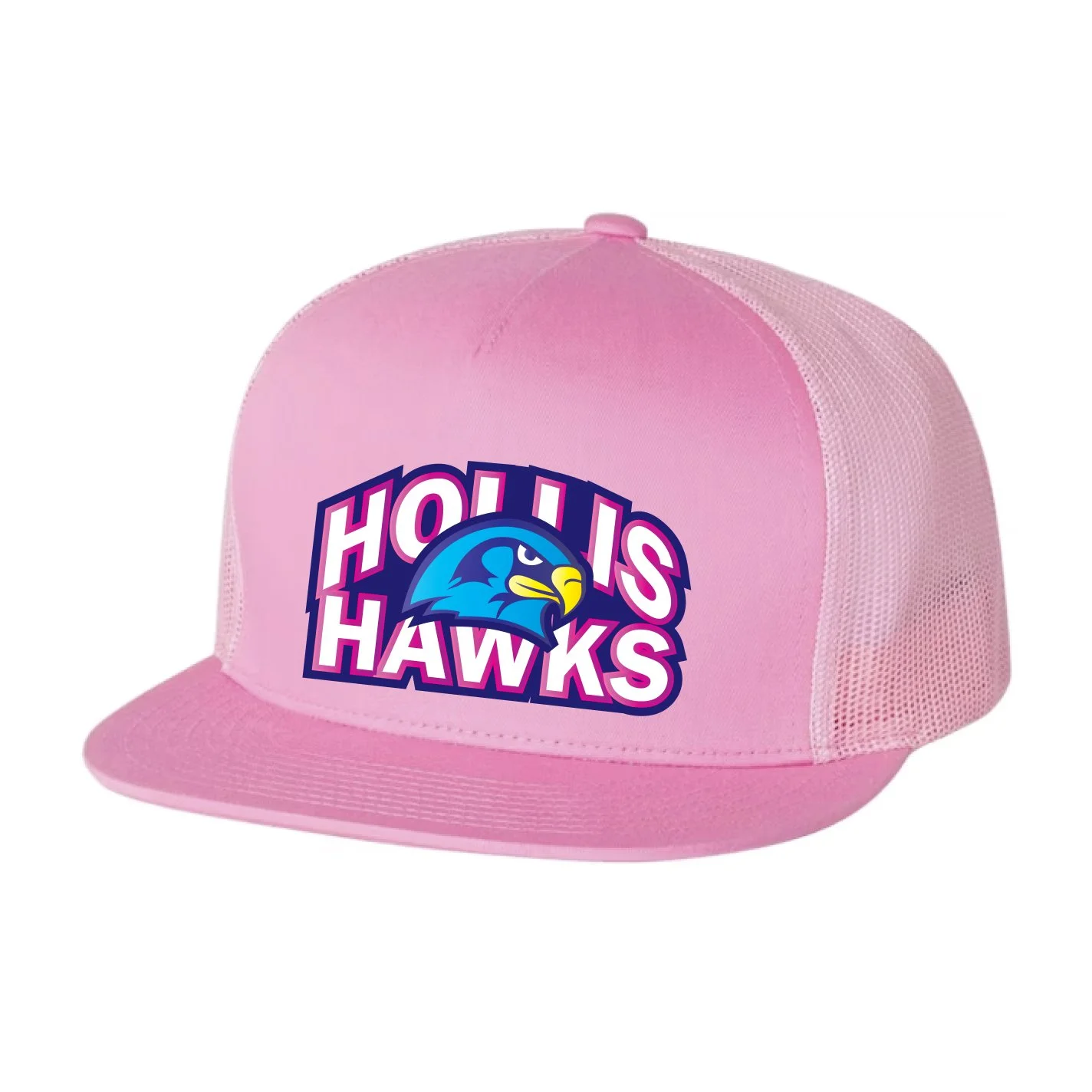 Cotton Candy Hollis Hawks hat pink