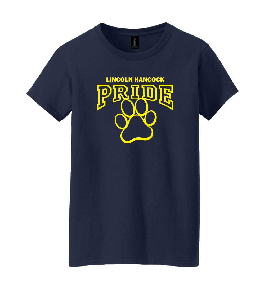 Womens Navy Tee Lincoln.png