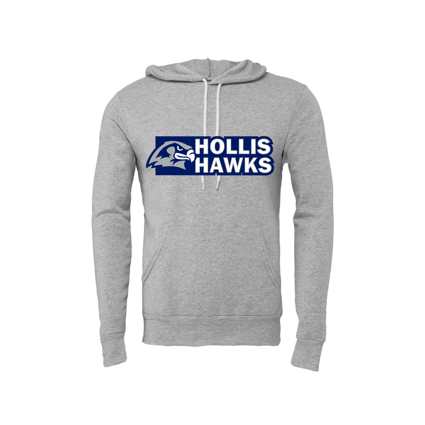 The Hollis Block Print Unisex Hoodie - Adult