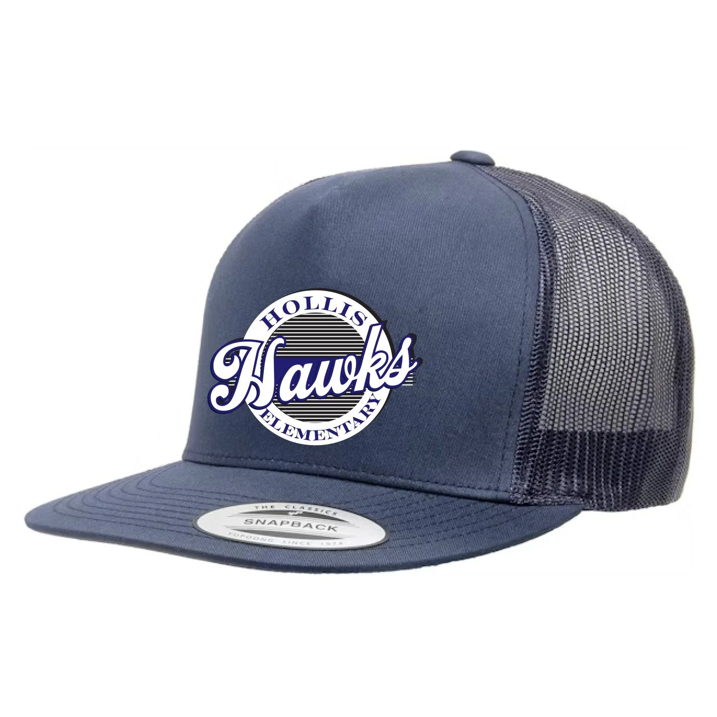 Collegiate inspired Hollis Hawks cap