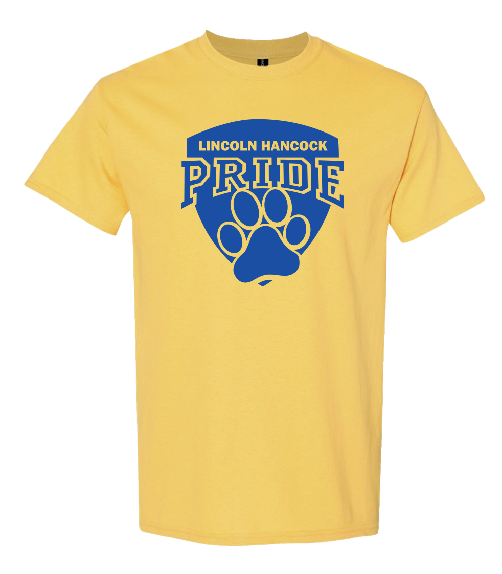 Unisex Yellow Tee Lincoln.png