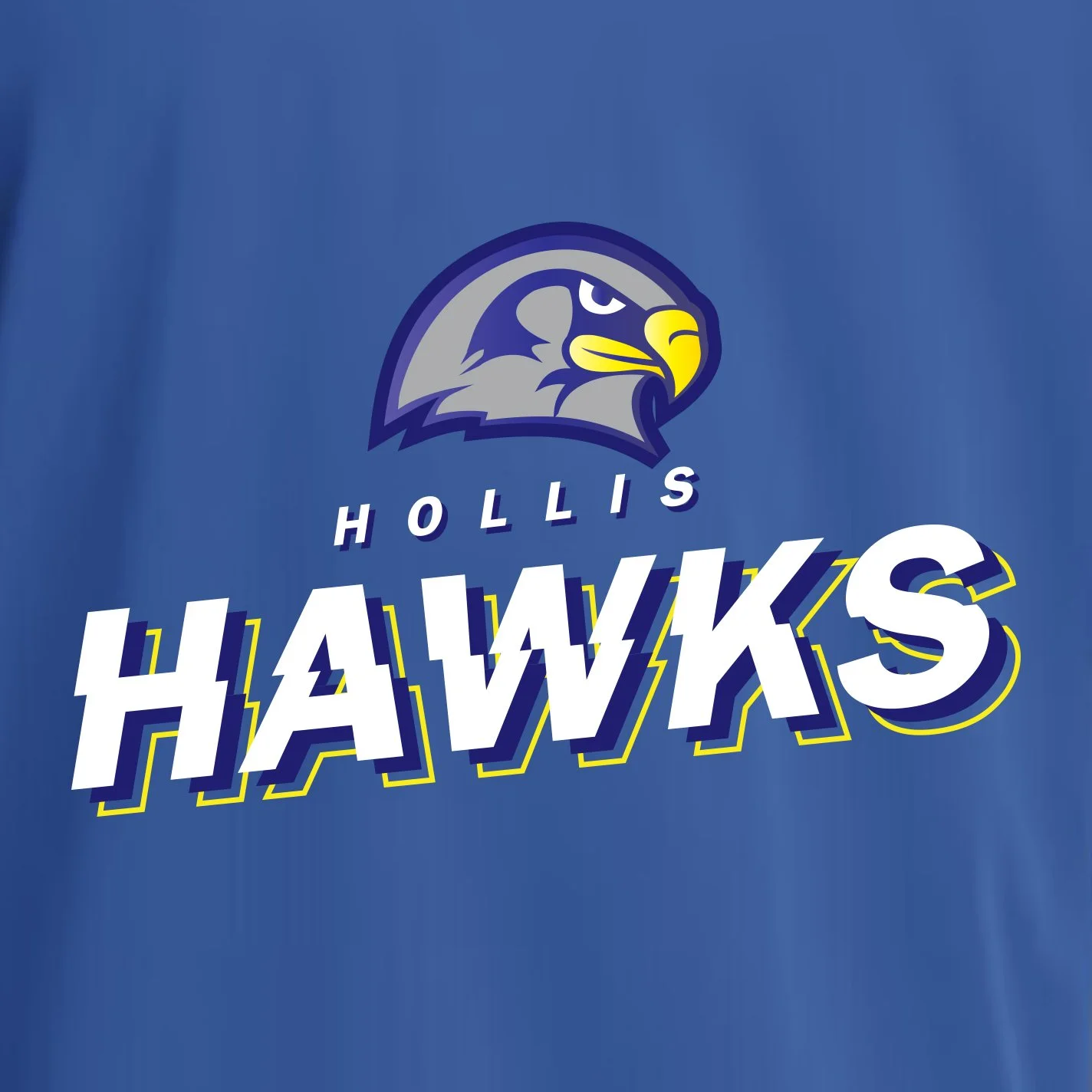 Hollis Hawks loud logo