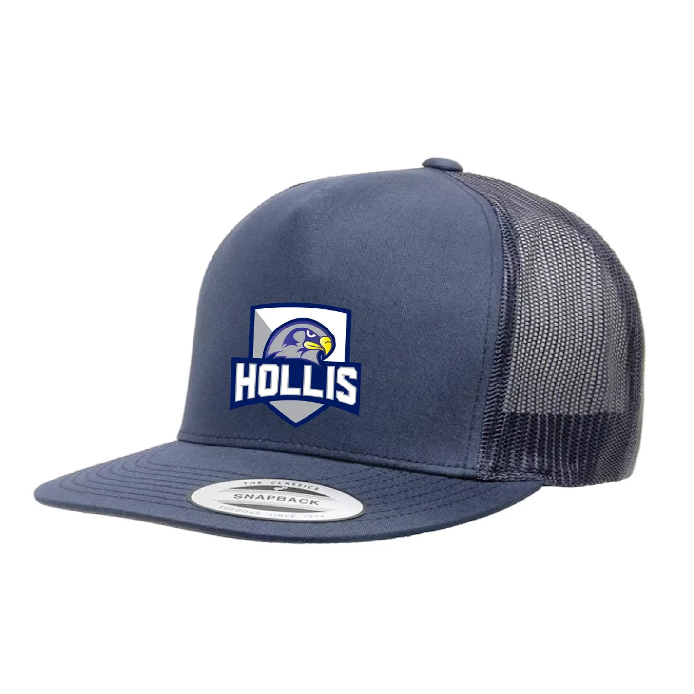 Hat with Hollis Hawk Shield patch