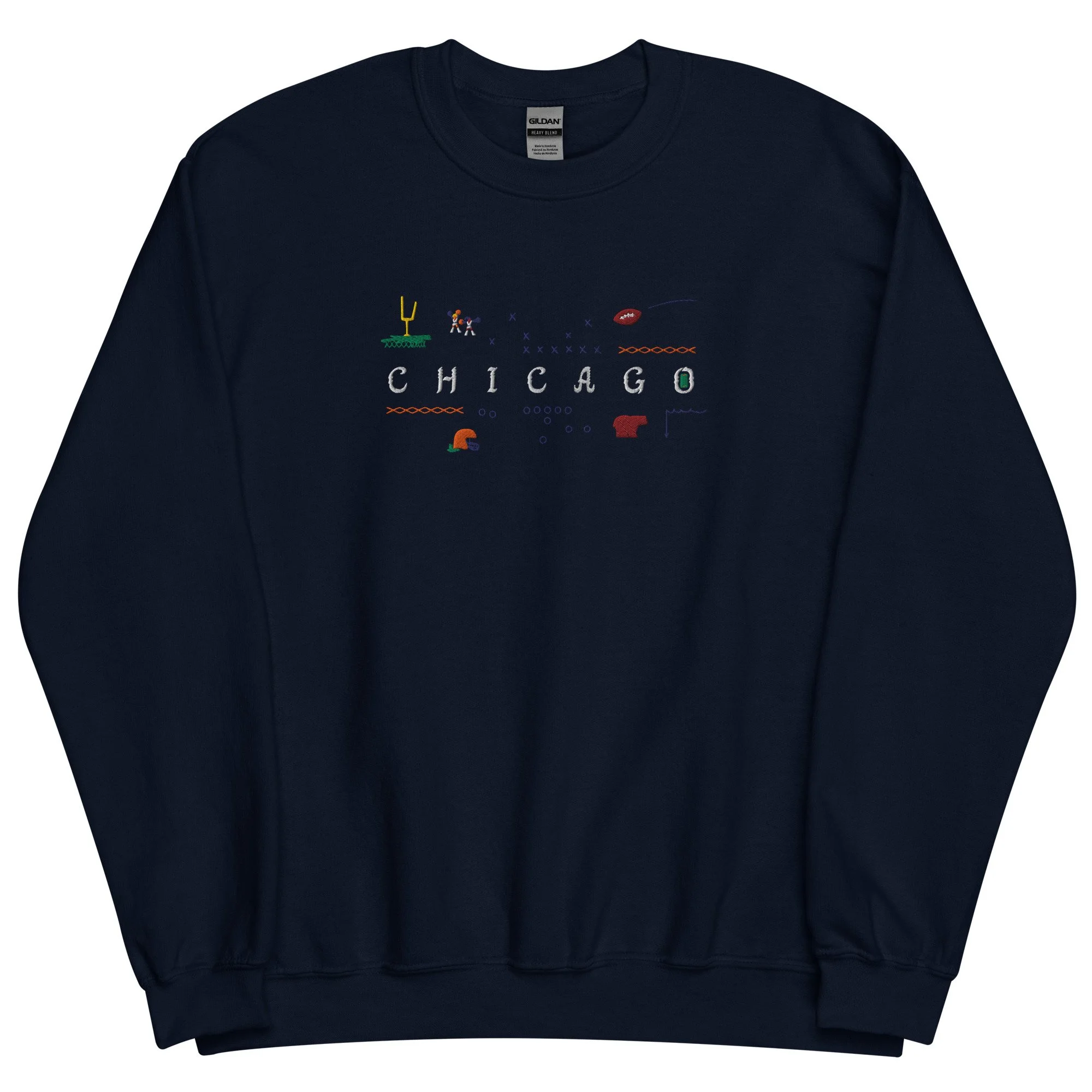 Sports Clip—Embroidered Crewneck