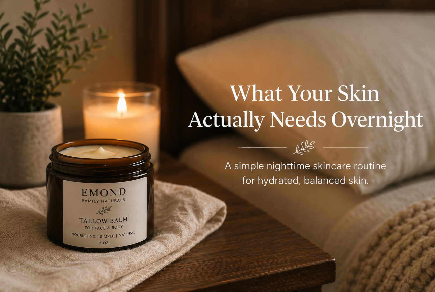 What Your Skin Actually Needs Overnight