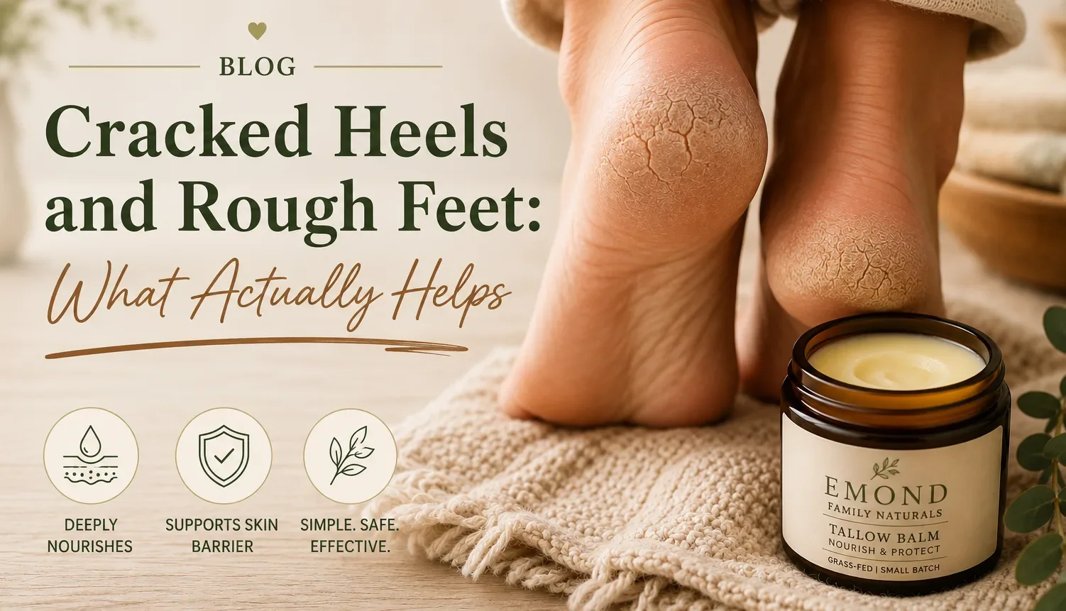 Cracked Heels and Rough Feet: What Actually Helps