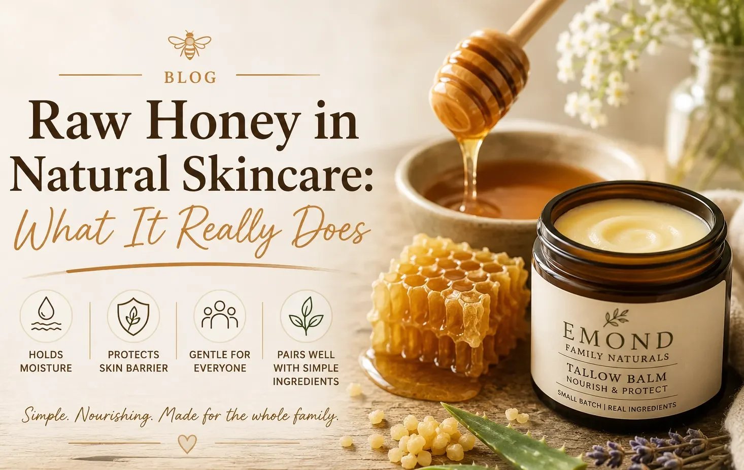 What Raw Honey Actually Does for Your Skin