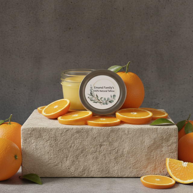 Invigorating Orange Citrus Tallow Balm 5oz