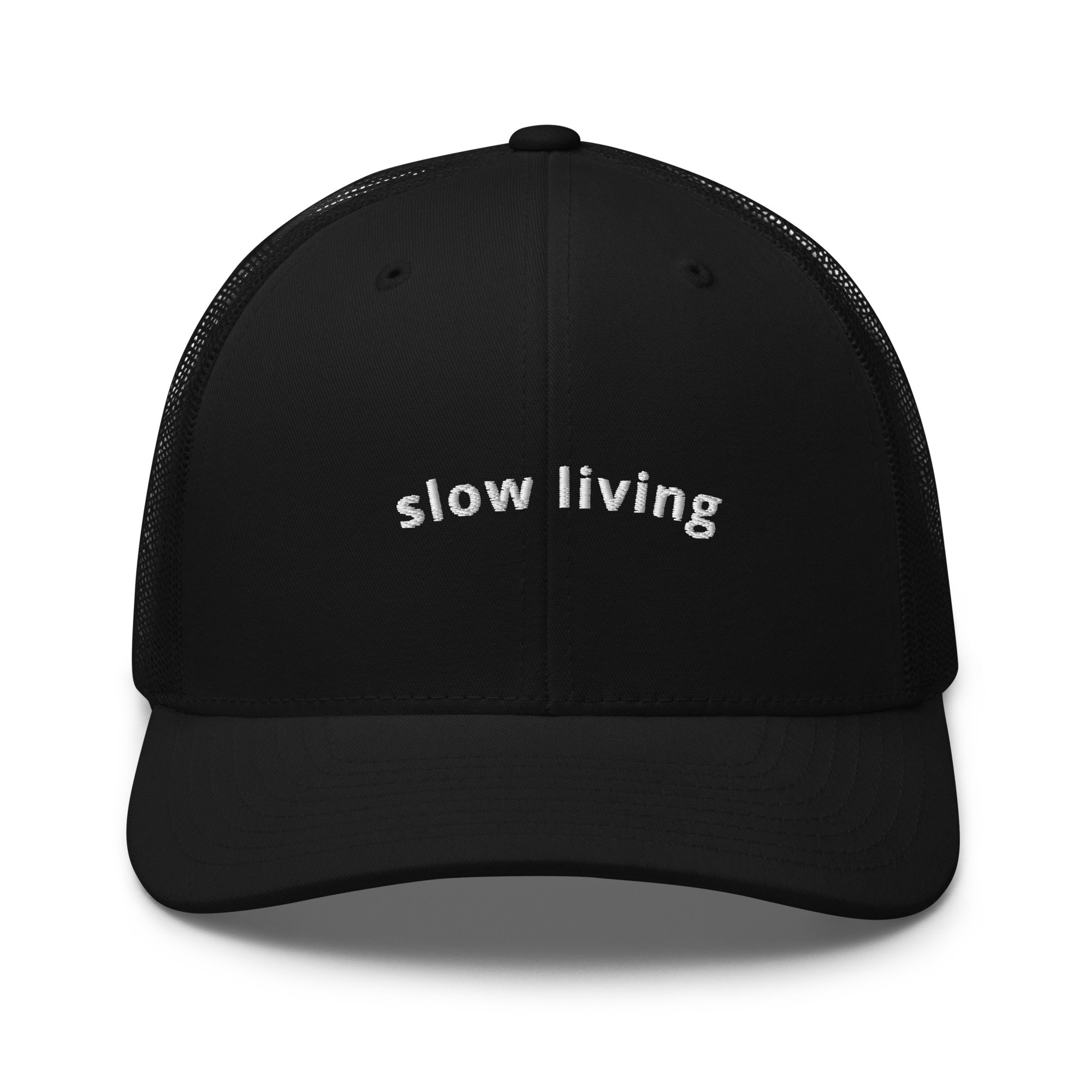 Slow Living Retro Trucker Hat
