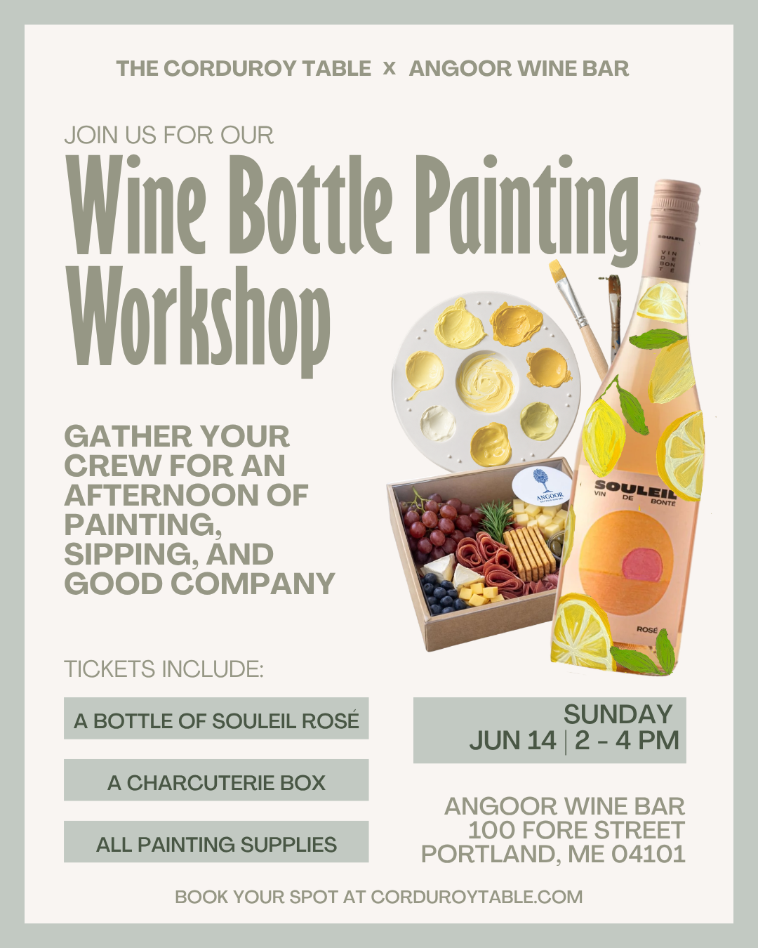 6/14 Paint & Sip at Angoor Wine Bar