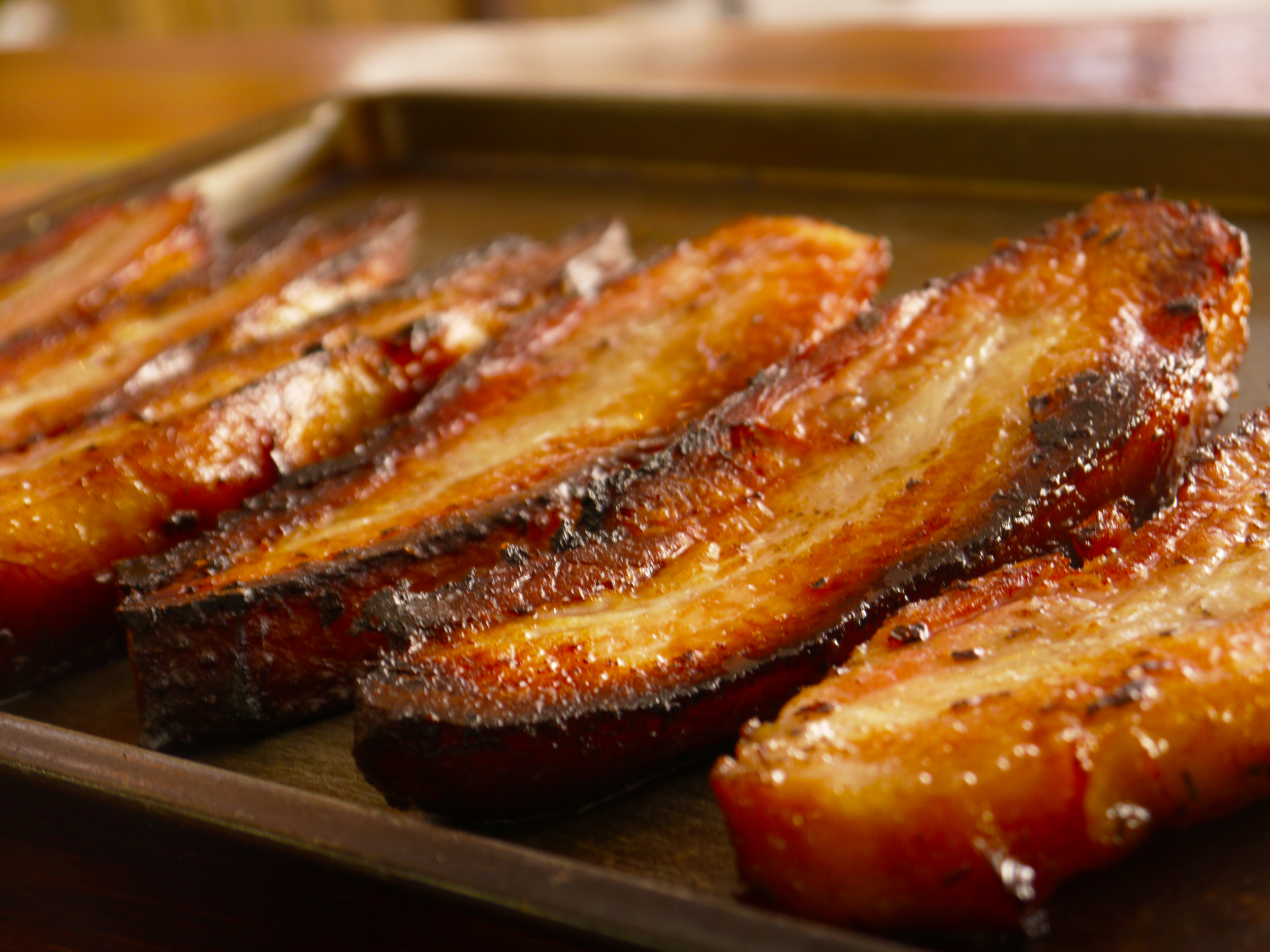 Bacon as a steak