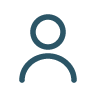 Placeholder icon of a person, depicted with a circle for the head and a semi-circular shape for the shoulders.