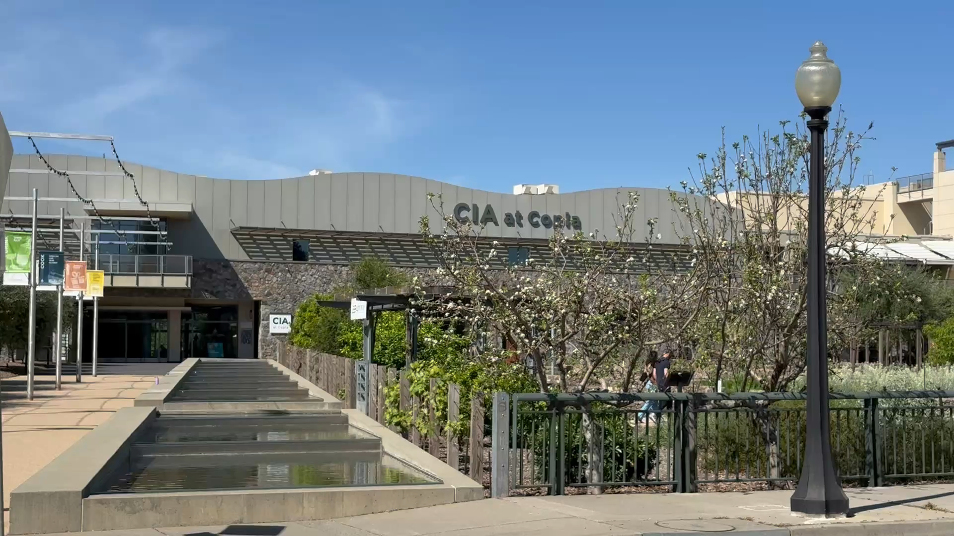 Culinary Institute of America, CIA at Copia in downtown Napa exterior view