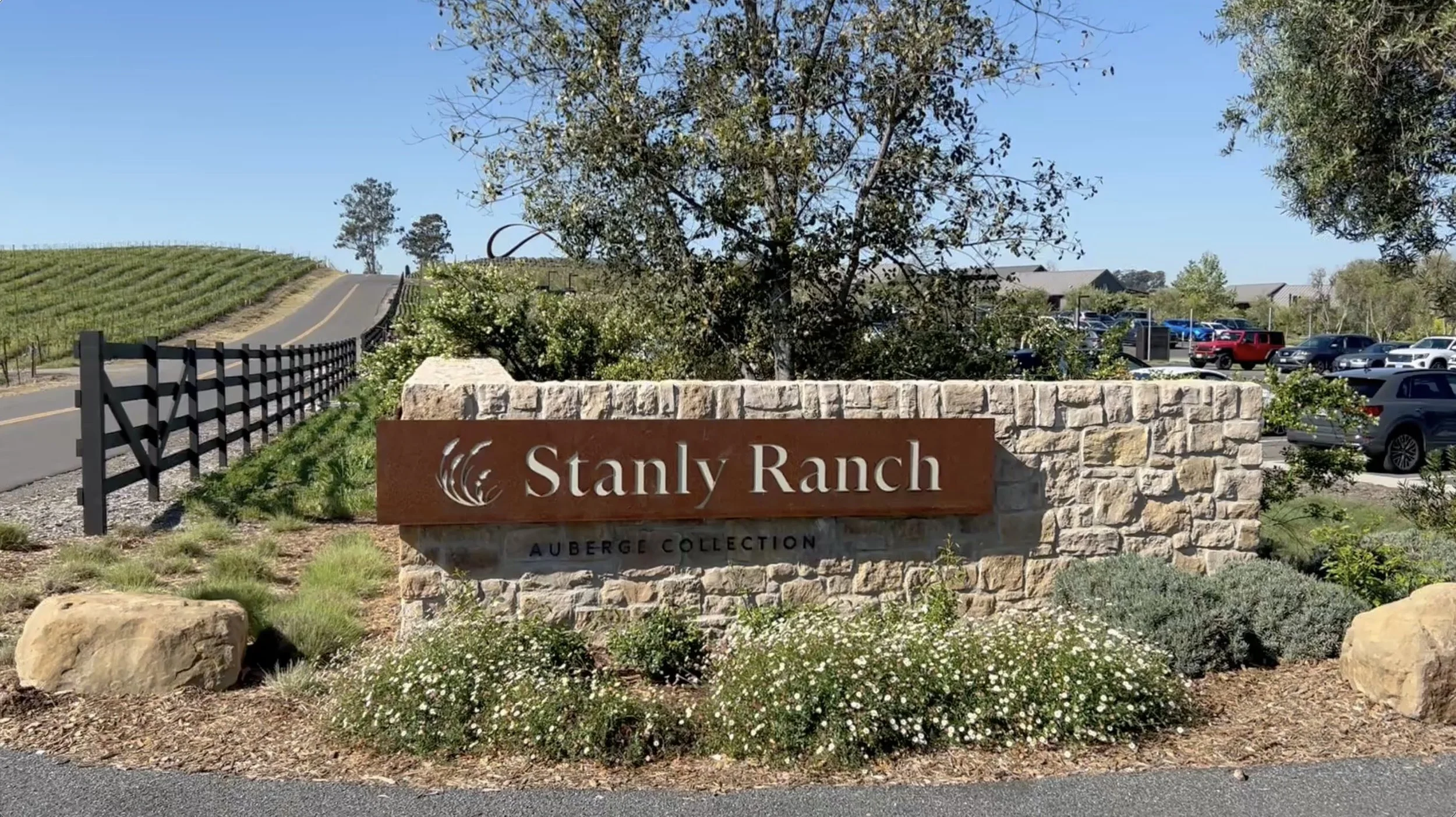Stanly Ranch, Auberge Resorts Collection, in Napa Valley Signage