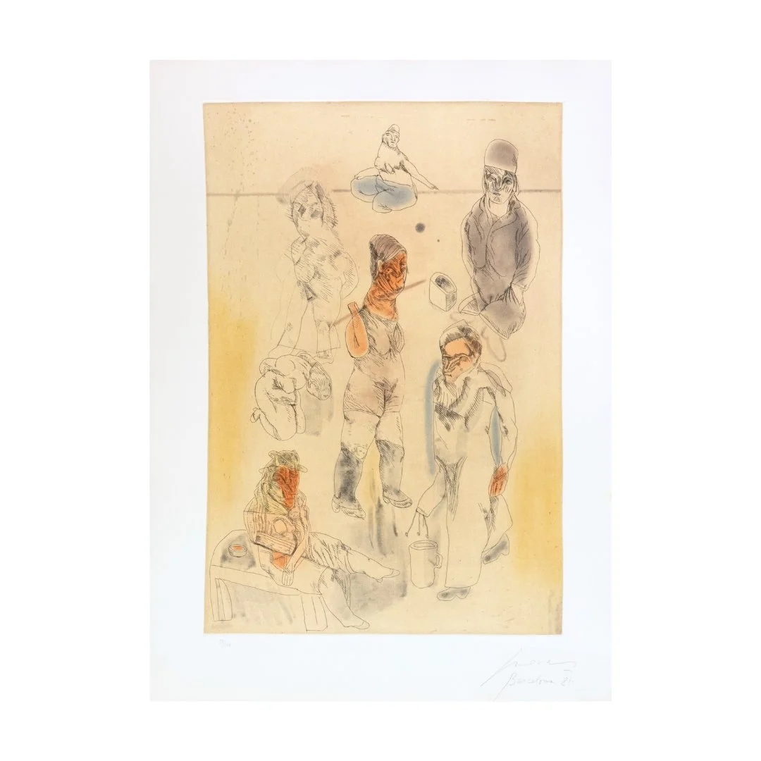 Barrio Chino II / José Luis Cuevas