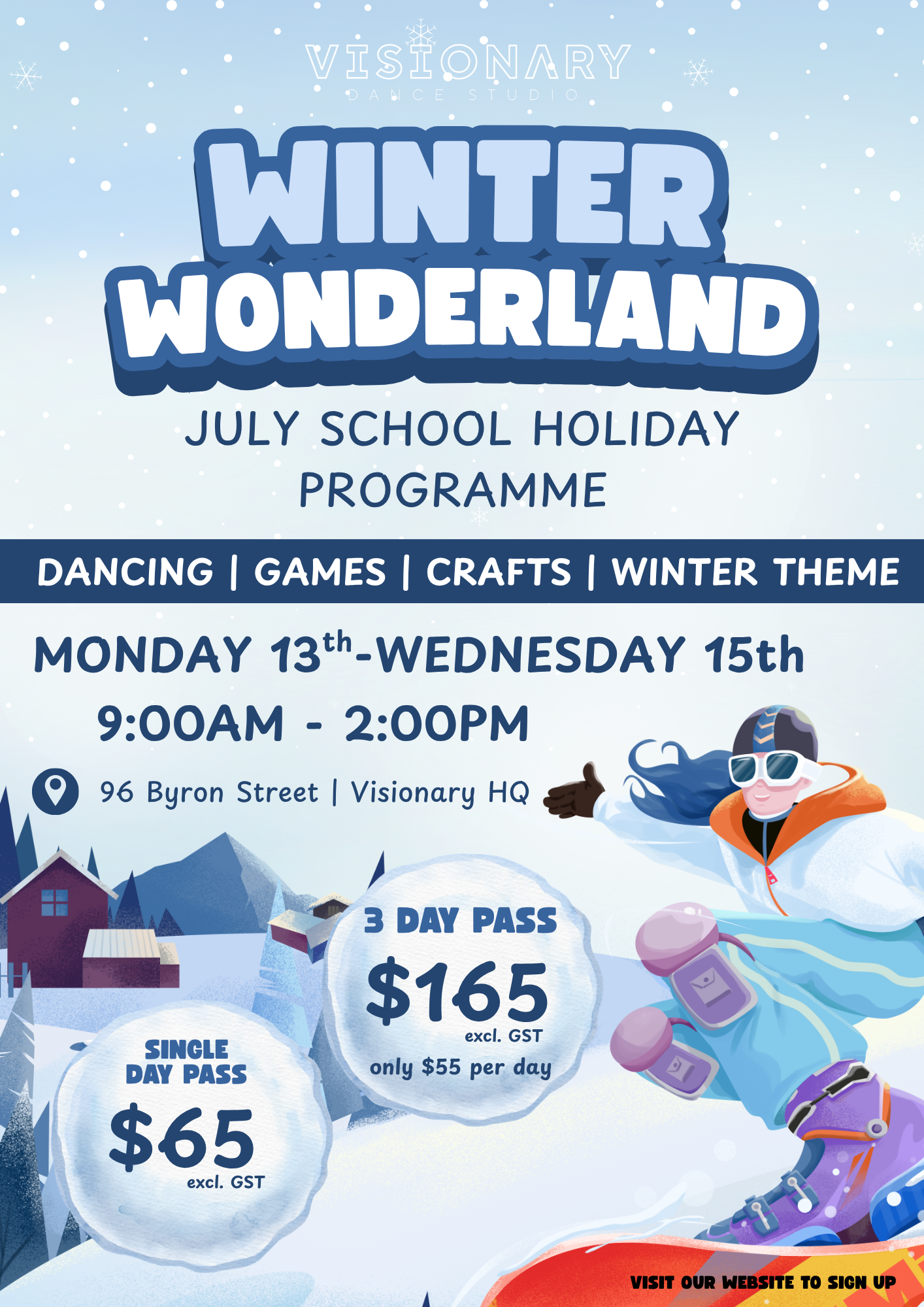Holiday Programmes — VISIONARY DANCE STUDIO