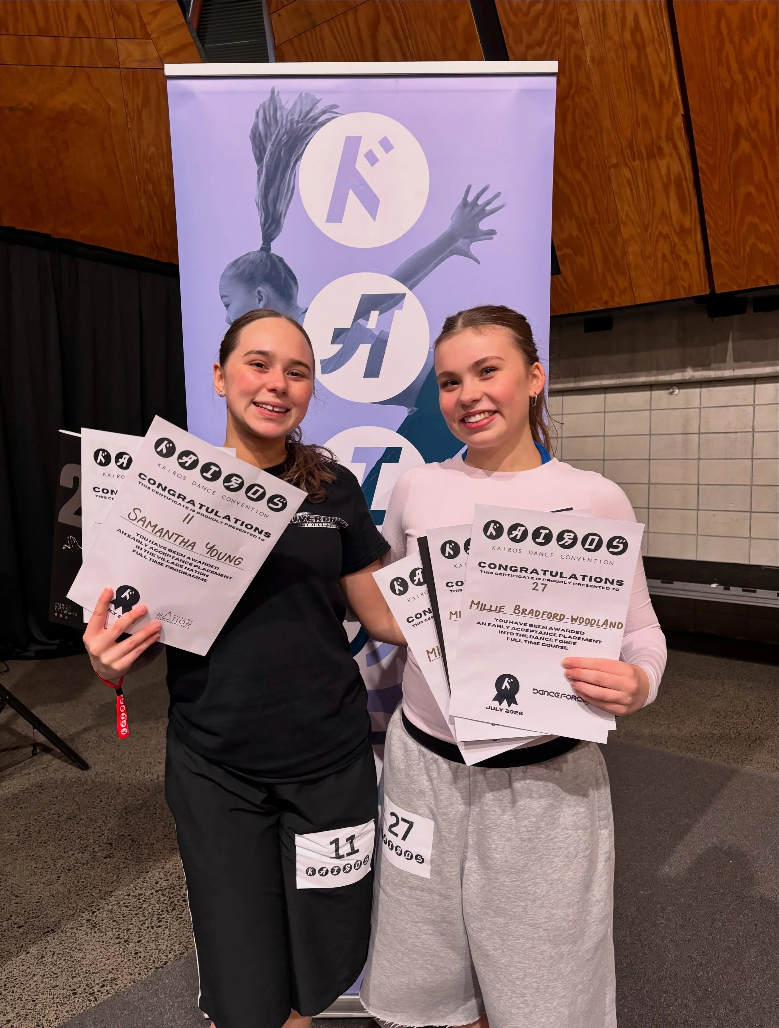 We couldn&rsquo;t be PROUDER of our beautiful seniors Millie and Samantha, both being awarded full time acceptance and scholarships after auditioning at @kairosdanceconvention yesterday 🥹🥹

🌟Millie Bradford-Woodland was awarded a 25% scholarship t