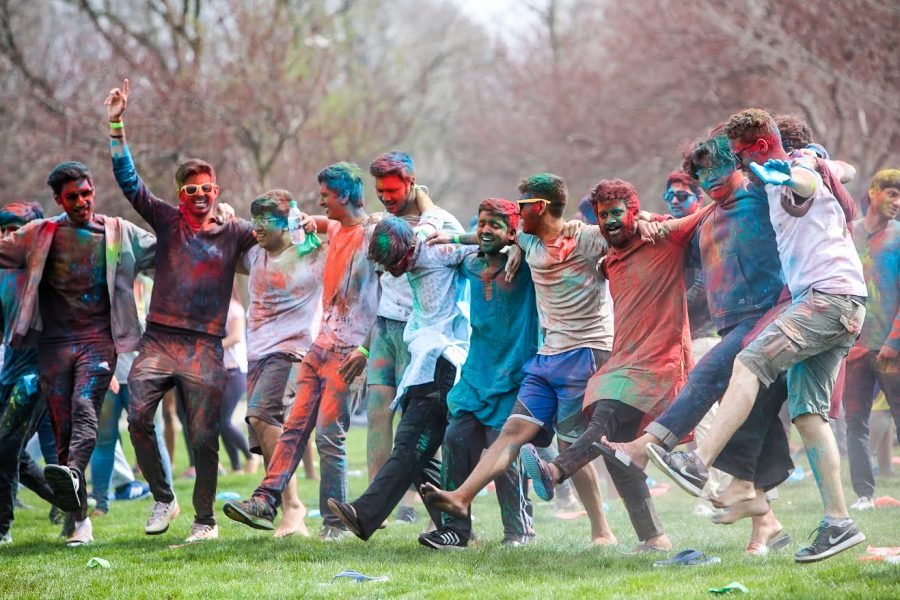 Holi celebration