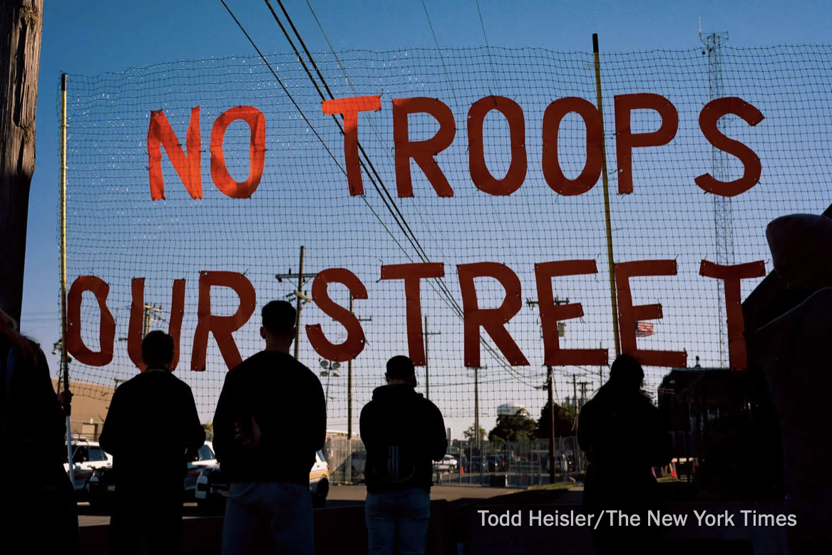 No Troops Our Street