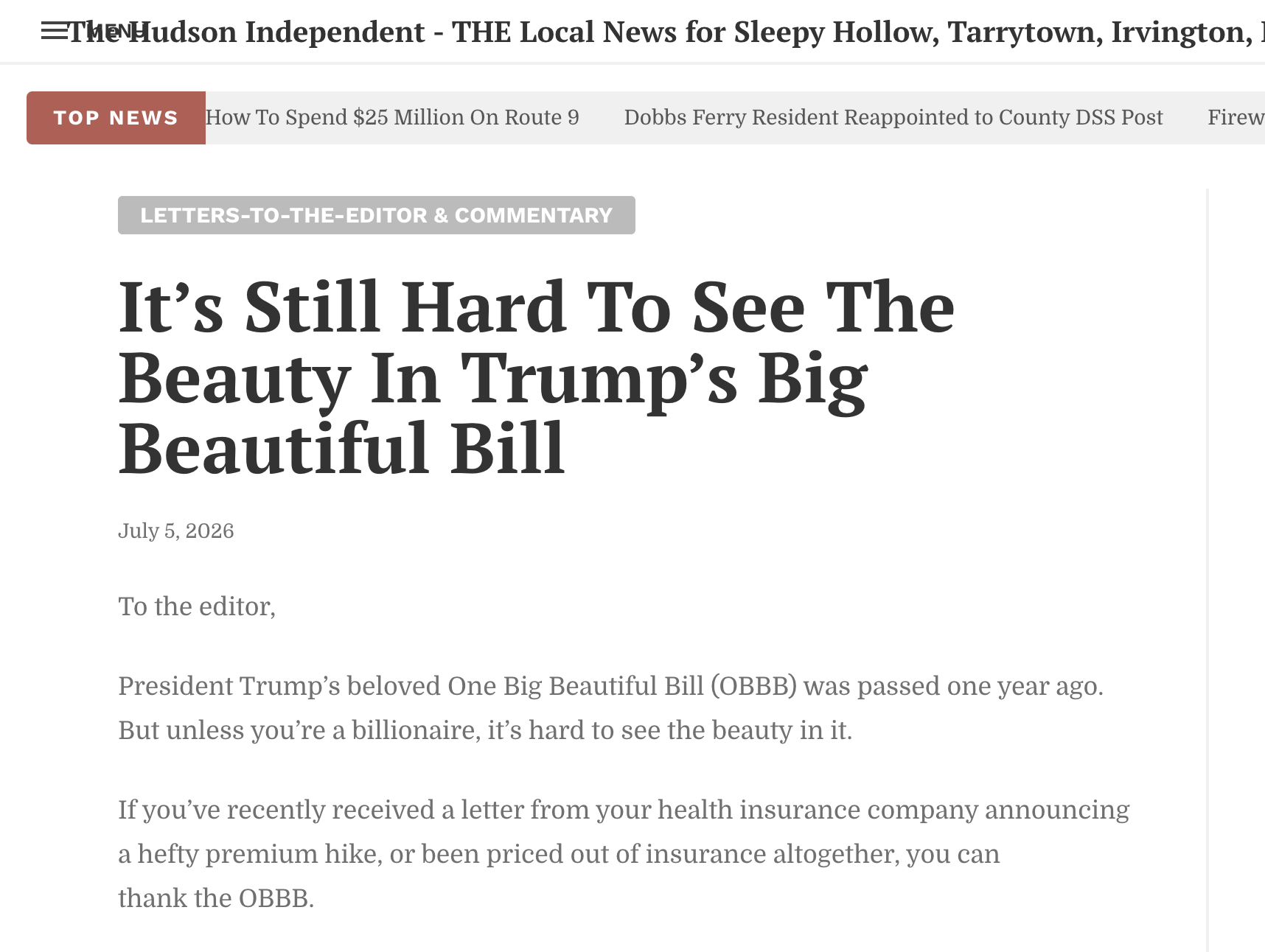 It’s Still Hard To See The Beauty In Trump’s Big Beautiful Bill