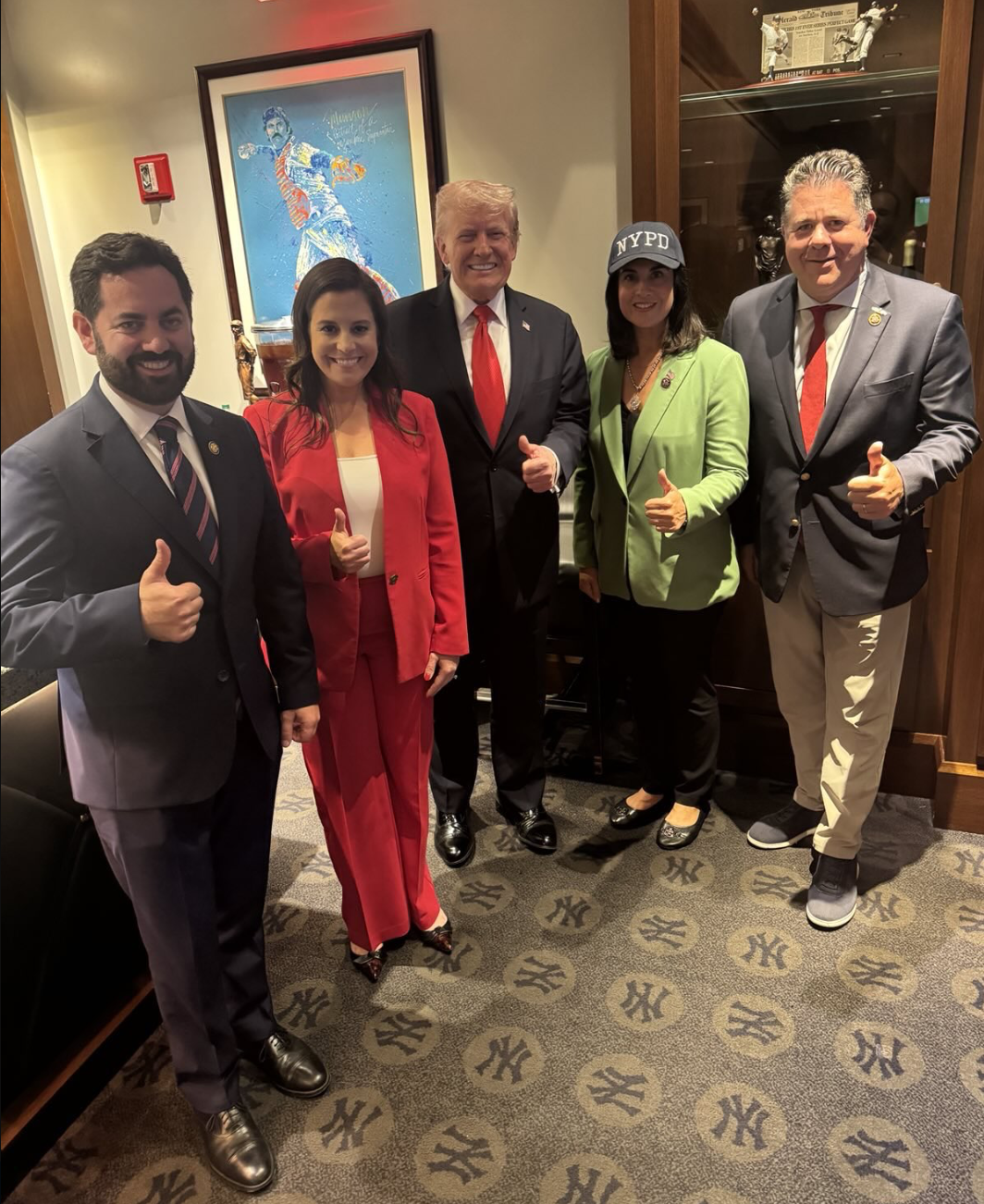 Lawler & Trump Yankees