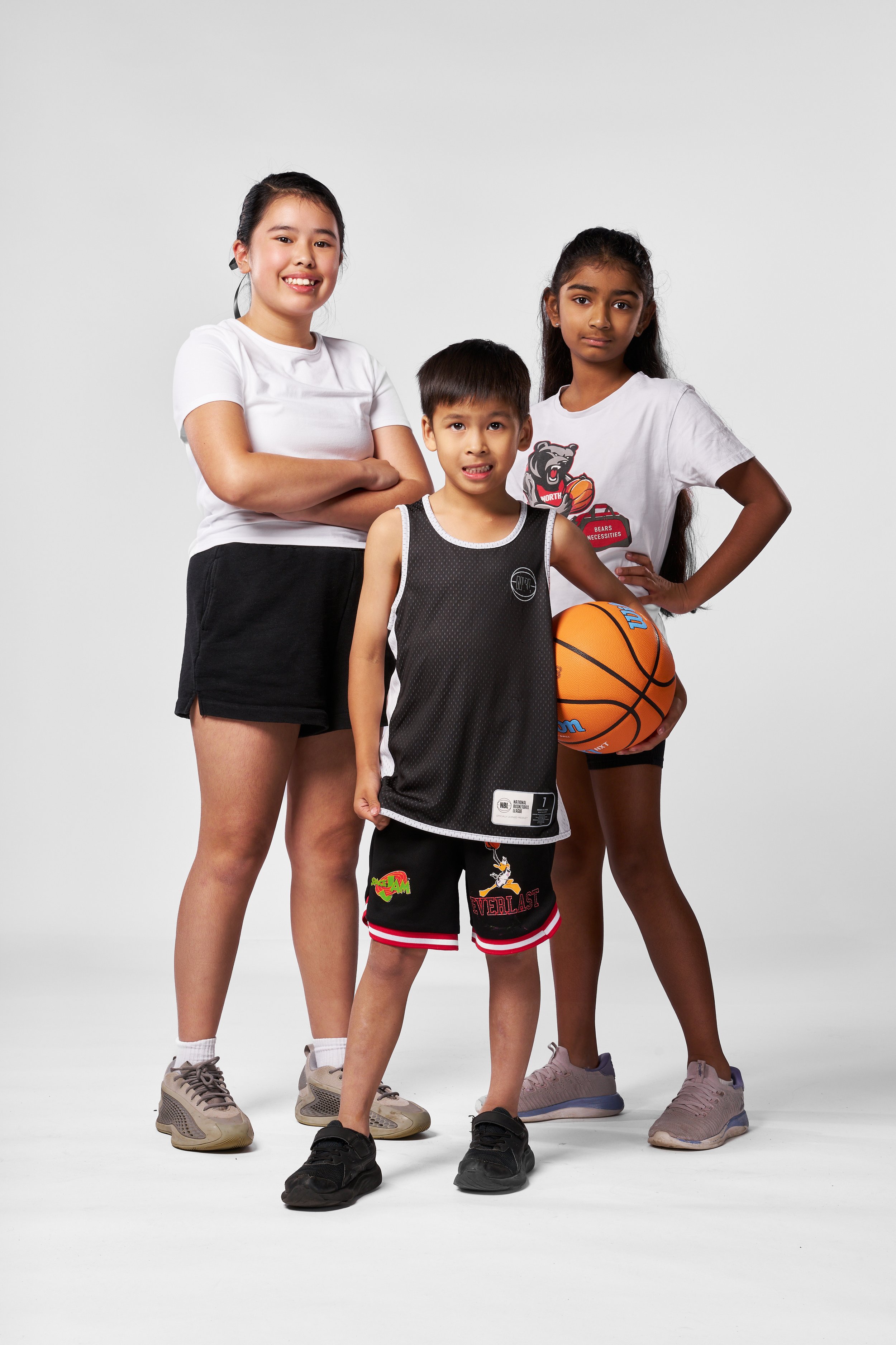 Norths Basketball development players take part in annual photoshoot.